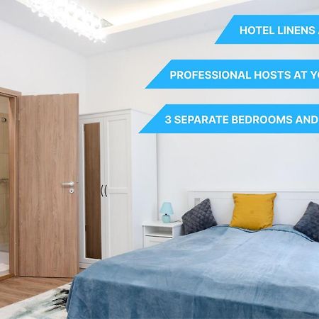 3 En Suit Bedroom Flat In The Main Centre For 6Ppl, 3Bdr,3Bthr,Ac Budapest Ngoại thất bức ảnh