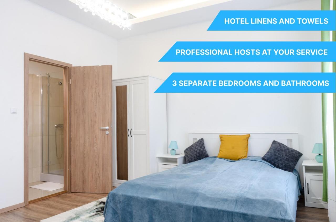 3 En Suit Bedroom Flat In The Main Centre For 6Ppl, 3Bdr,3Bthr,Ac Budapest Ngoại thất bức ảnh